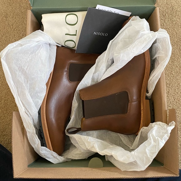 Nisolo Men’s Marco Chelsea Boot Brown - Picture 3 of 3